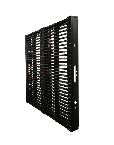 Transparent grille LED display